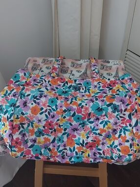 Floral Multi-Colour Beach/Tote Bag